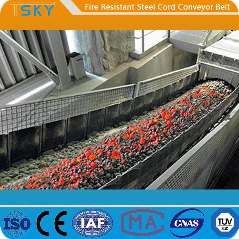 7.5mm Steel Cord ST/S2800 Fire Retardant Conveyor Belt